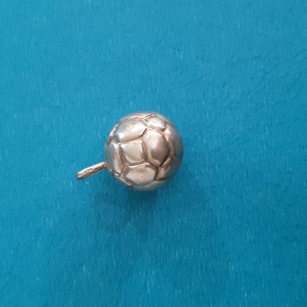 Sterling Silver Soccer Ball pendant for a necklace. - Picture 6 of 8